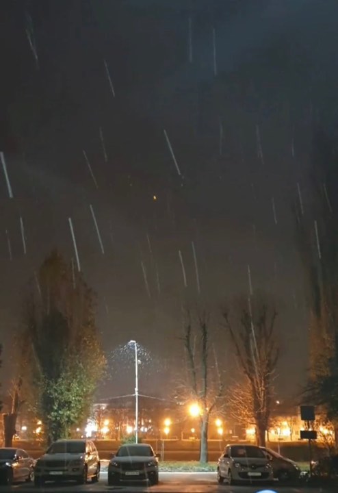Ужгород запорошує снігом (фото)