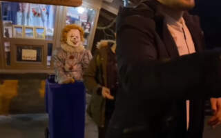 Мукачівський клоун в Ужгороді (відео)