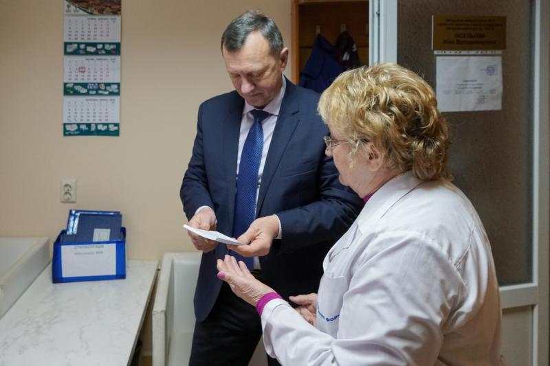 Ужгородський міський голова відвідав амбулаторію, де обслуговують 13 575 пацієнтів