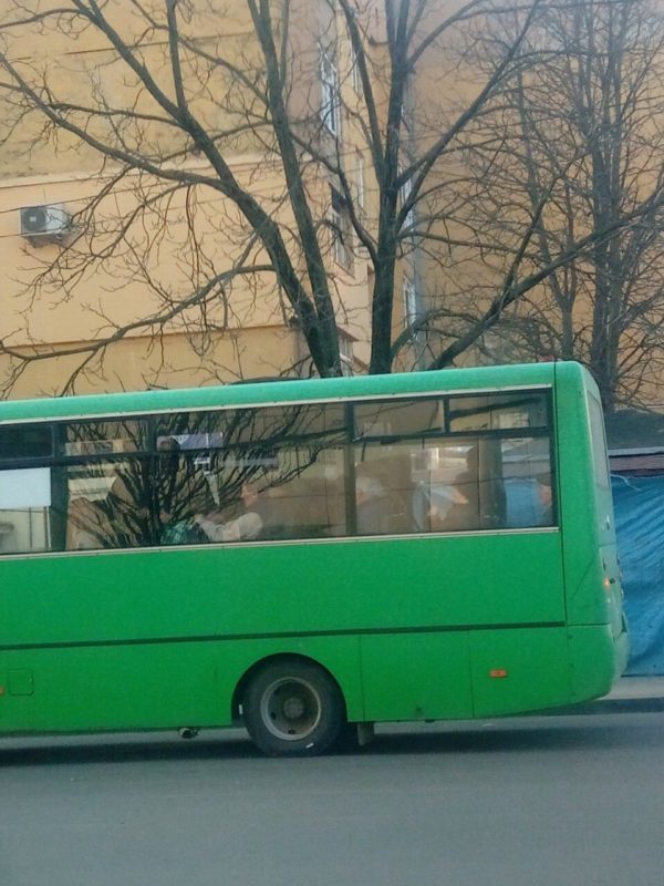 В Ужгороді не дотримуються правил перевезення у період карантину (ФОТО)