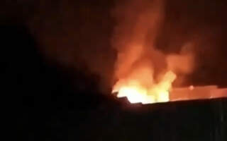 Відео пожежі у циганському таборі