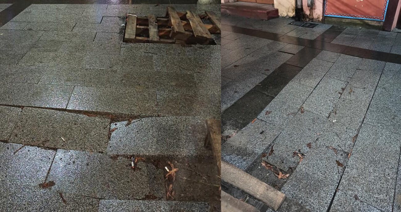 "Лиш Ви не смійтеся", - у мережі показали як виглядає Новенька плитка на площі Петефі