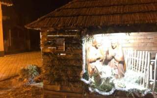 У Виноградові нелюди у перший день Різдва понищили Бетлегем (ФОТО)