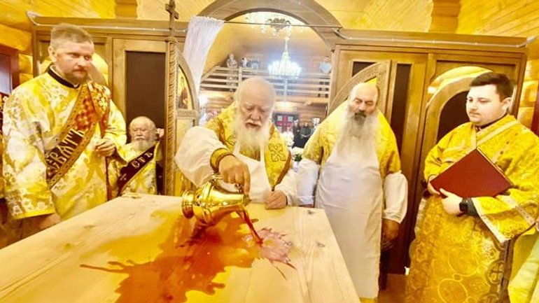 "Гнана" Церква: УПЦ МП освятила новий храм на Закарпатті