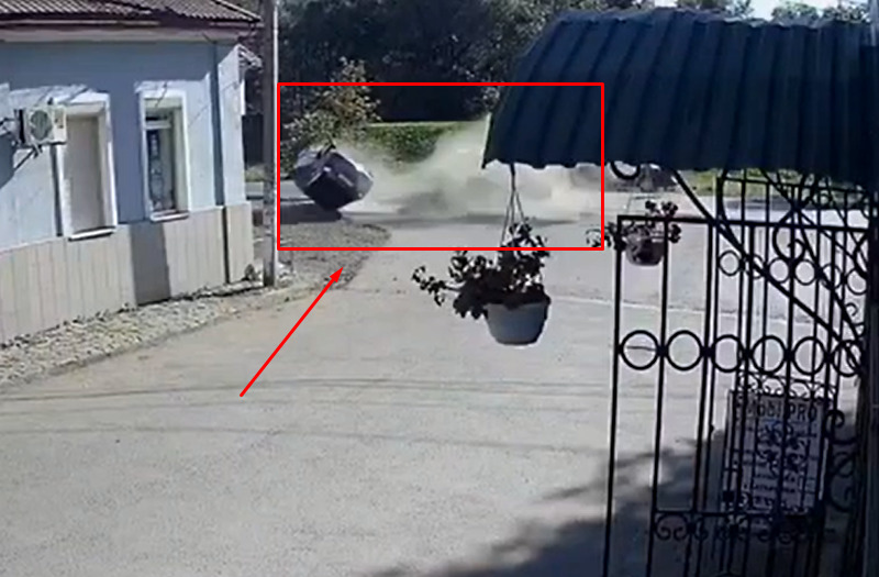 Момент зіткнення двох автівок на Рахівщині зафіксували відеокамери (ВІДЕО)