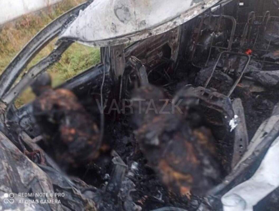 Згоріли заживо: Опублікували фото з місця смертельної автотрощі на Закарпатті. Серед загиблих співробітник поліції (ФОТО 18+)