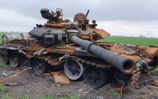 “Дуже розрекламований і розхвалений”, – 128 закарпатська бригада знищила орківський танк єдиним пострілом (ФОТО)
